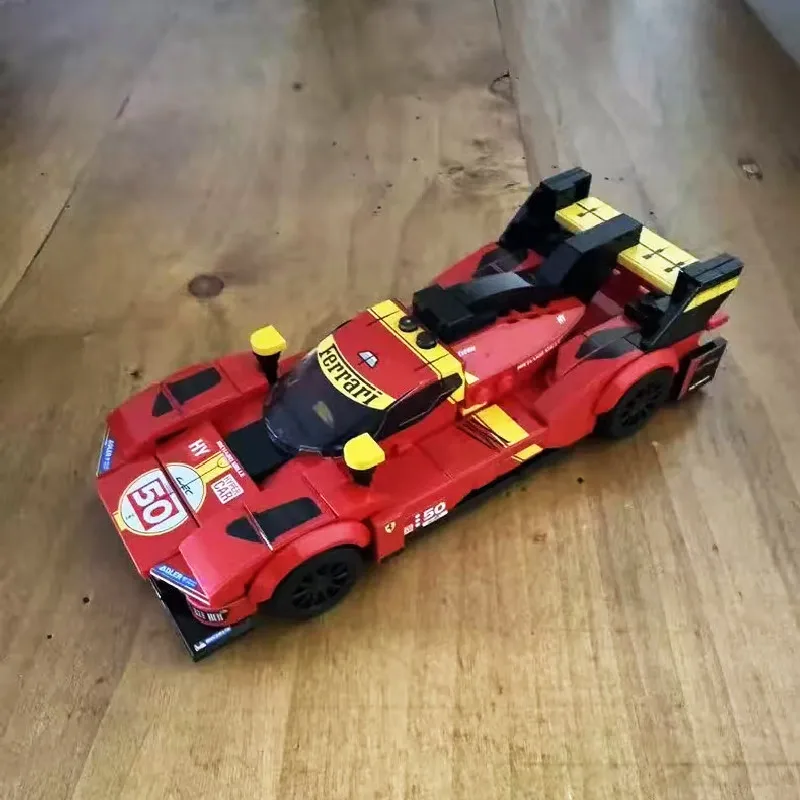 11 Types Speed Champions Car Hypercar Building Blocks MOC Construction Bricks Famous Sport Vehicle Toys Gift For Children Kids