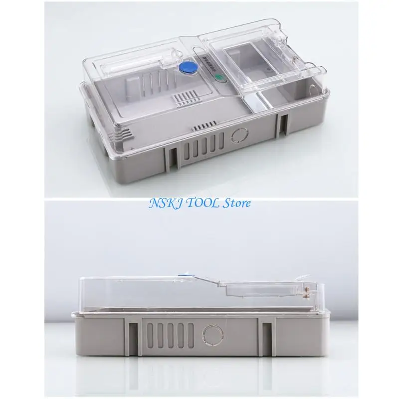 

L8RC Clear Plastic Single Phase Meter Enclosure Box With Prepaid Card System For Easy Electricity Monitoring And Control