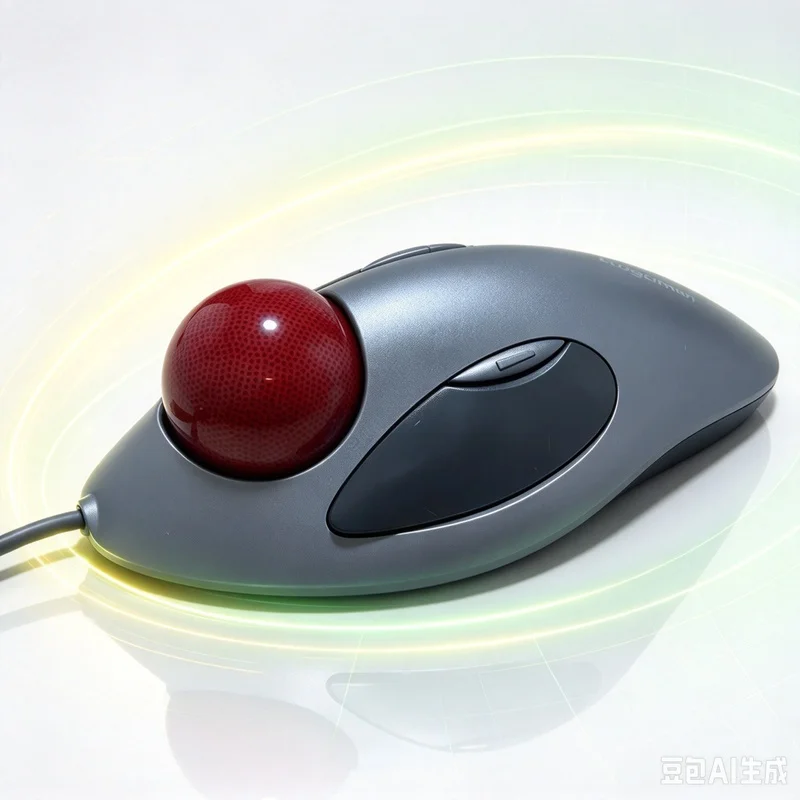 Used 95% New For Logitech Trackman Marble USB T-BC21 Mouse Trackball - Tested
