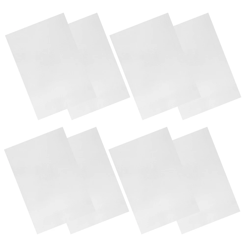 

8Pcs Luminous Heat Shrinkable Sheets Translucent Night Glowing DIY Material Shrink Plastic Sheets Kindergarten Craft Making