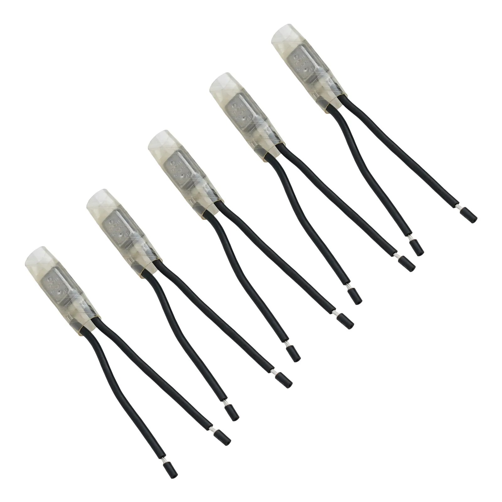 5pc 17AM Motor Thermal Protector Normally Closed Temperature Controller Thermal =BimetallicStrip Jump Type Auto Reset Thermostat