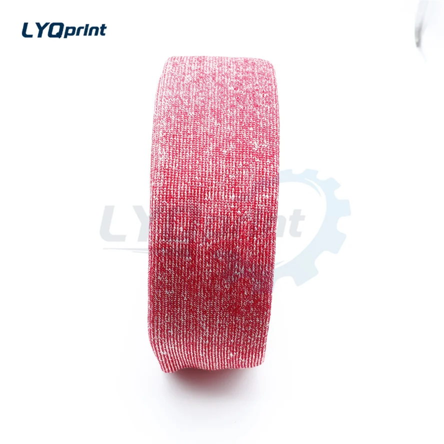 Best Quality 45MM 60MM Width Red Roller Cloth For Printing Machine Parts Cloth