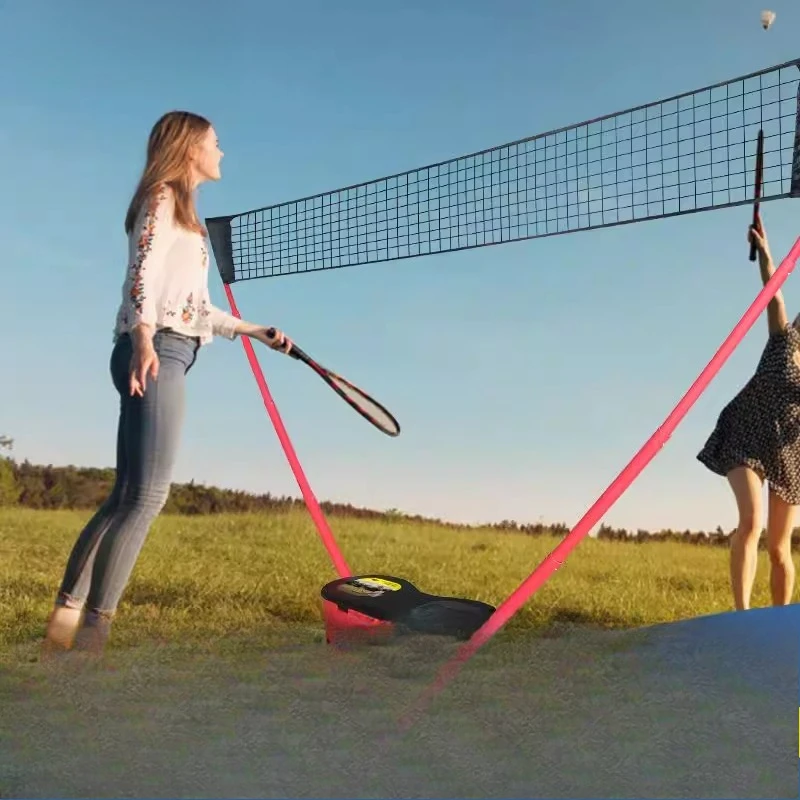 

Badminton grid frame foldable portable outdoor badminton quick open grid frame can be stored blocking room