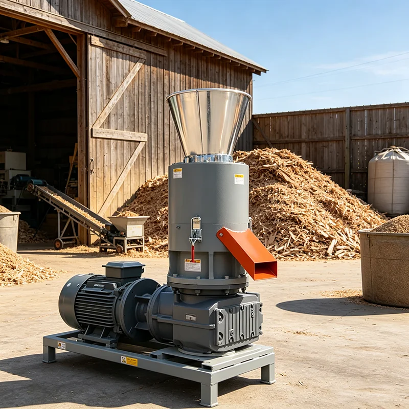 Wood Pellet Making Machine - آلة تصنيع حبيبات نشارة الخشب عالية
