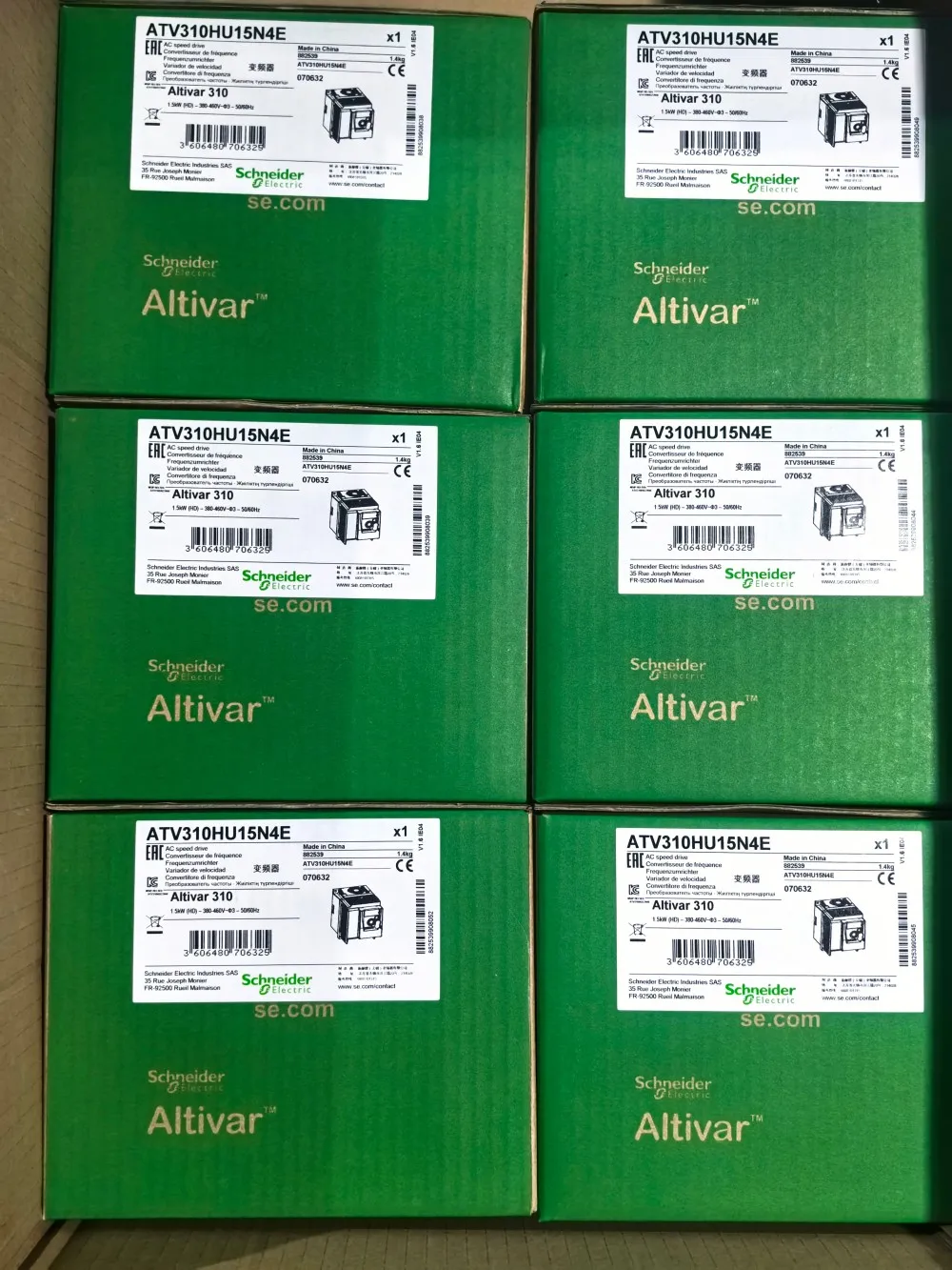 Convertitore di frequenza per carichi pesanti ATV310EATV310HU55N4E ATV310HU75N4E ATV310HD11N4E ATV310HD15N4E ATV310HD18N4E ATV310HD22N4E