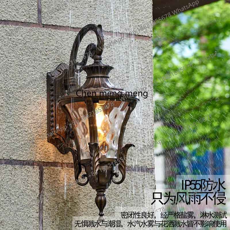 European outdoor wall lamp outdoor garden waterproof exterior wall lamp villa balcony terrace garden lamp