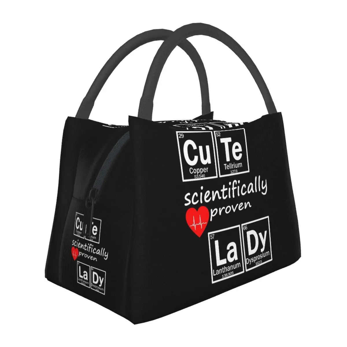 Elements Periodic Table Science Chemistry Chemical Lunch Bag Storage Food Boxes Portable Container Cooler Thermal Lunch Box Tote