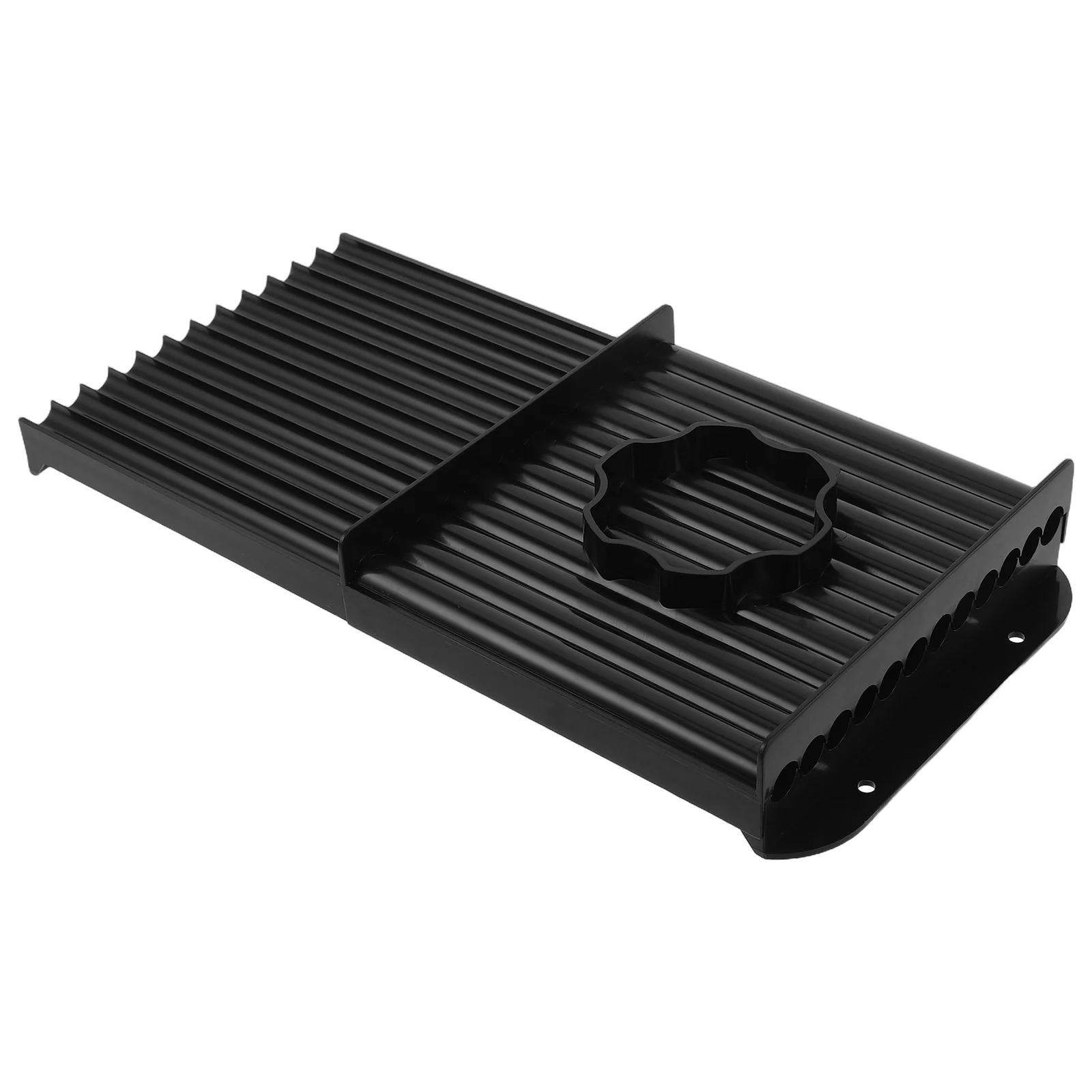 

Портативная 12 мм пластина для приманки, пластиковая черная легкая рыболовная приманка, рулонная доска, инструмент для самостоятельного изготовления приманок, открытый квадратный формирователь