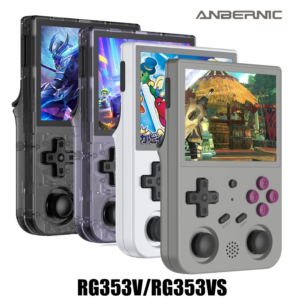 ANBERNIC RG353V RG353VS Retro Handheld Game Linux Supports 5G WiFi 4.2 Bluetooth Online Fighting,Streaming and HDMI-compatible