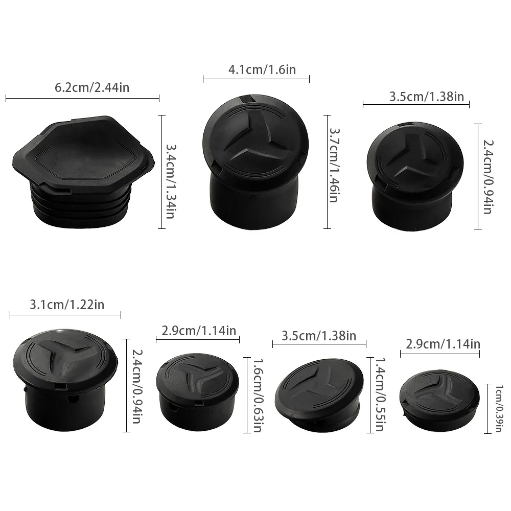 

​Motorcycle Frame Hole Cover Caps Plug For BMW R1300GS R1300 R 1300 GS Adventure R 1300GS 2023- Decorative Frame End Cap Set