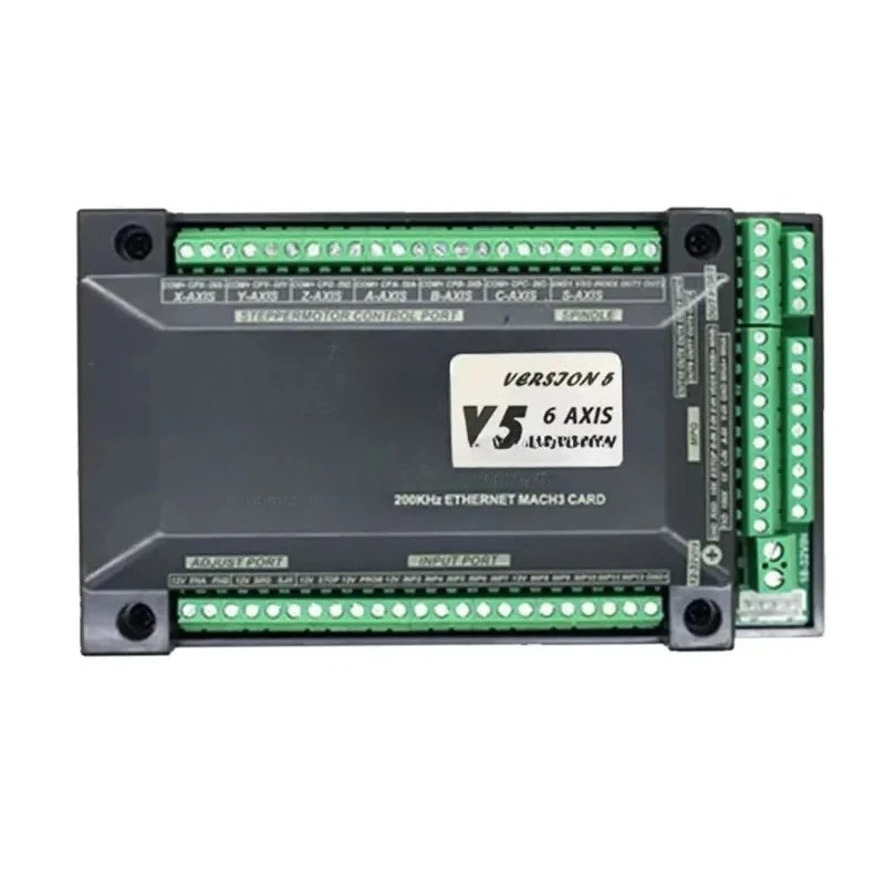 Latest CNC Machine Tool Motion Controller NVEM V5 Upgrade 3/4/5/6 Axis Control Card Ethernet Interface