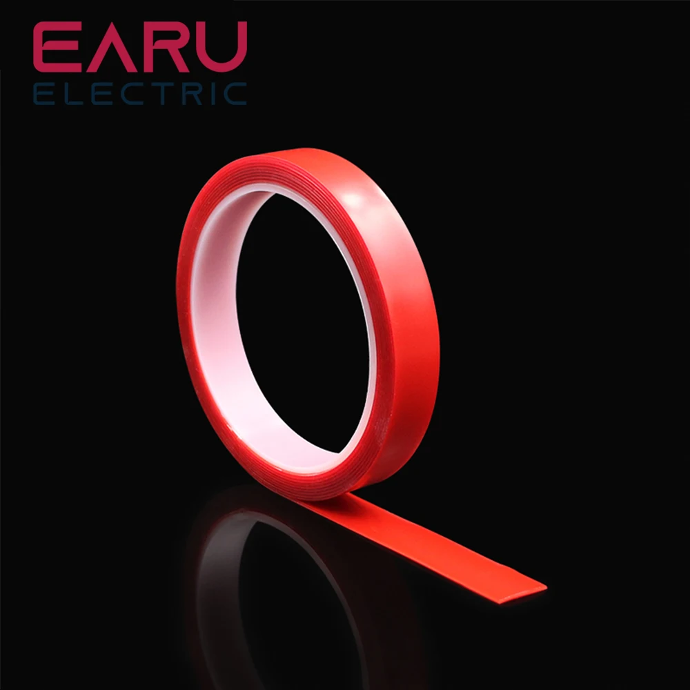Transparent Acrylic Foam Double-Sided Tape, 5mm-30mm, Super Waterproof and Residue-Free Adhesive Sticker.