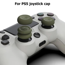 Skull & Co.For PS4/PS5 Thumb Grip Set FPS Joystick Thumb Stick Cover Non-slip Silicone Thumbs Cover Button Cap for NS Switch PRO