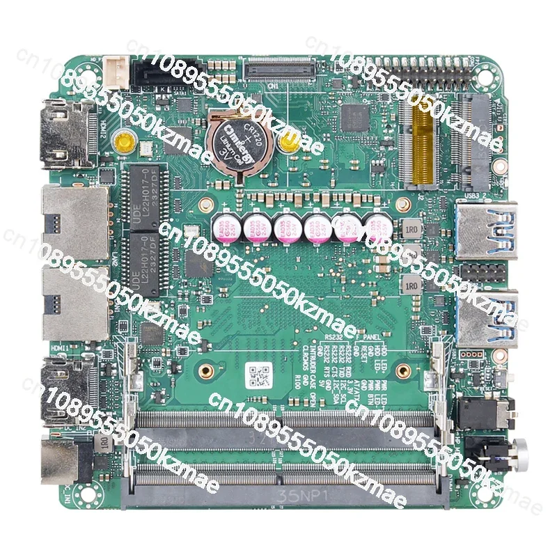 Industrial Mini ITX main board with AMD Ryzen 6000/7000 APU: 10x10cm form factor, dual LAN, dual HDMI 2.0 and USB4 Type-C