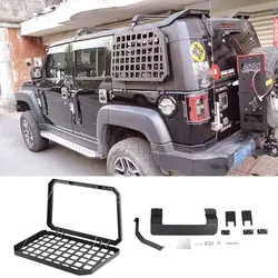 Modification Grille Frame for BAIC BJ40 Storage Rack Side Window Expansion Platform Rear Window Decoration Net 2018-2024