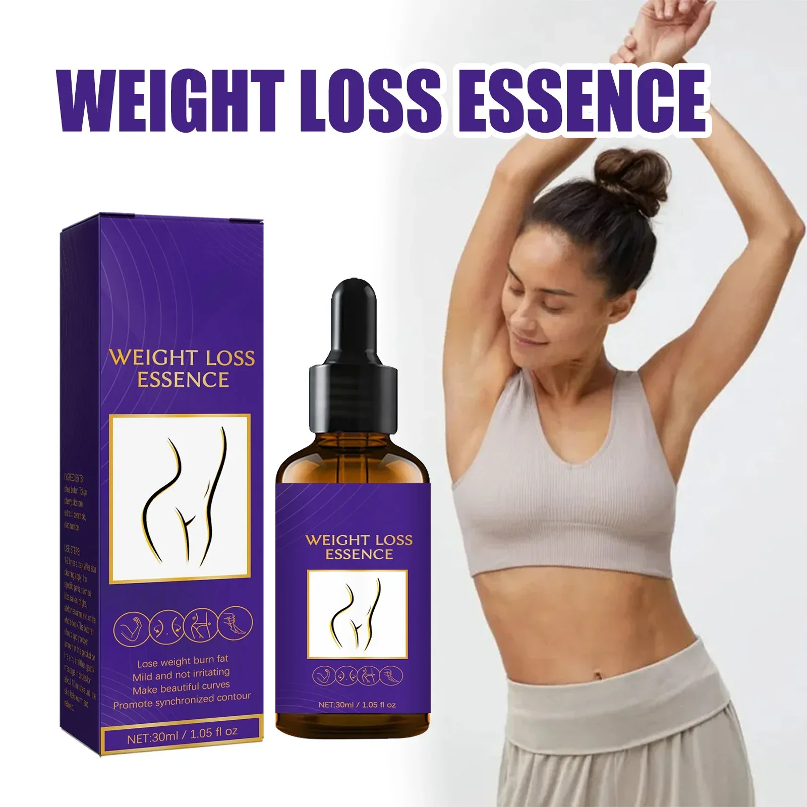 

Women/men Natural Fat Burning Essential Oil For Reducing Abdominal Thigh Calf Weight Loss Essential Oil