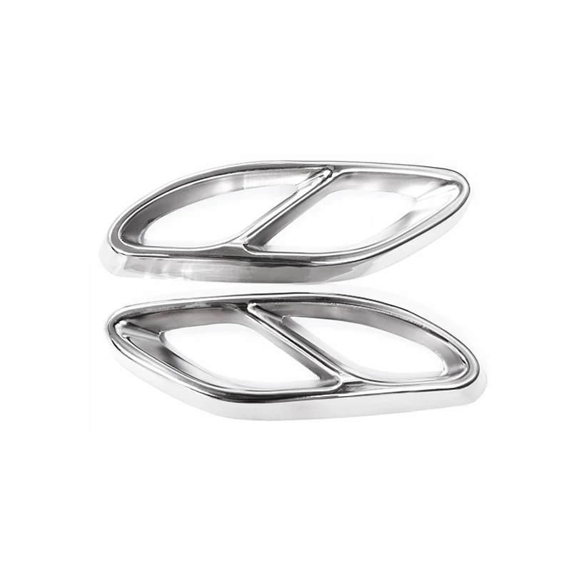 Embouts D'Échappement Noir Brillant Pour Mercedes Classe C E GLC CLS A B - Pack Nuit Élégant