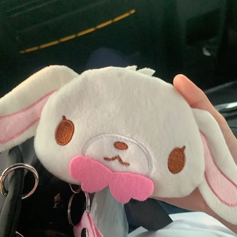 Kawaii اليابانية Sugarbunnies التميمة محفظة نسائية للعملات المعدنية الصغيرة لطيف سستة حقيبة التخزين الفتيات أحمر الشفاه حقيبة زوجين حقيبة هدية
