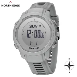 NORTH EDGE Watches For Men Glass Fiber Case Compass Altimeter Chronograph 50M Waterproof Outdoor Sports Men Watch Montre Homme