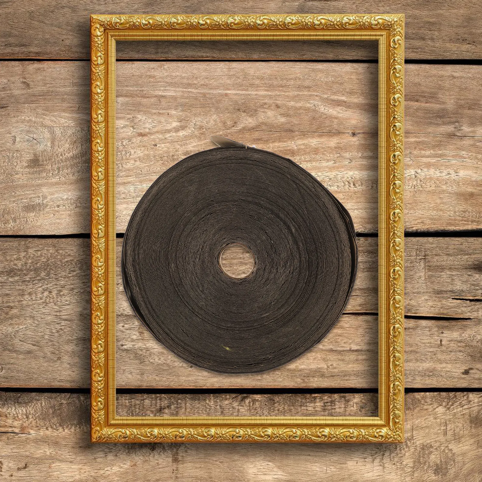 1Pcs Flocking Cloth Backboard - Bamboo Photo Frame ulasan dan harga