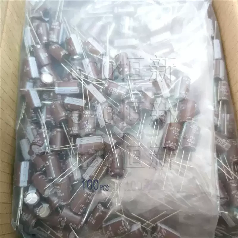 10-100pcs New Black Diamond 450V10UF 12.5X20 Imported Capacitor KXG High Frequency Long Life 105 Degrees