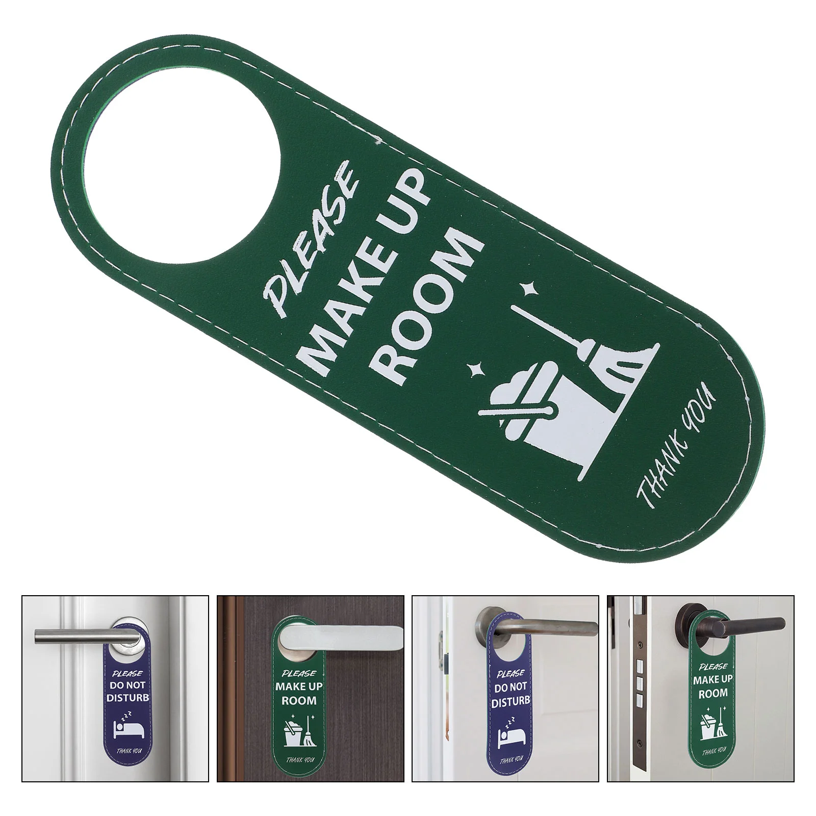 Portable Door Lock Hang House Number Office Signs Not Disturb Hanger Double Sided Hotel Hanging Doorknob Travel