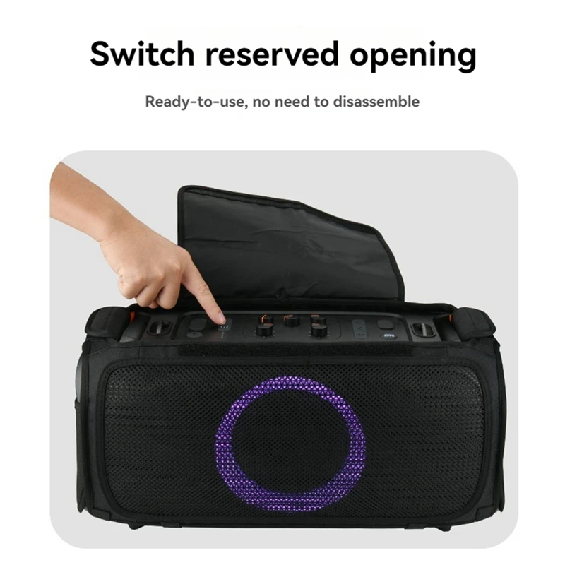 Txesign Speaker Dust Cover For JBL Partybox On-The-Go Portable Bluetooth Speaker, Protective Case Mesh Slip Cover Speaker Cover