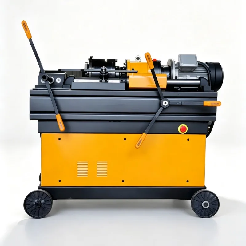 Reinforcing Bar Thread Rolling Machine, Durable Steel Bar Thread Processing Equipment for Construction Rebar Screw Fabrication