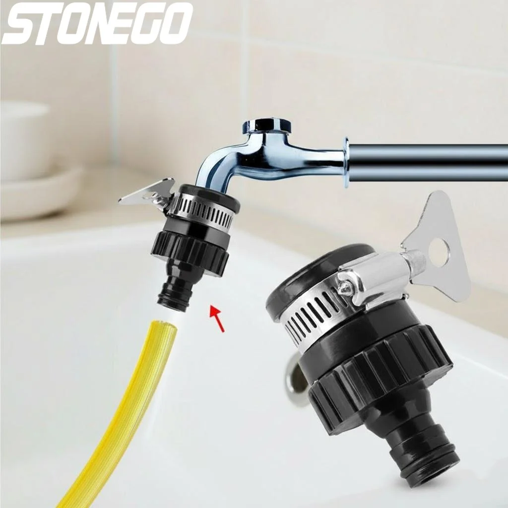 

Universal Faucet Tap Connector Hose Pipe Adapter for Sink Multi-Size Fitting Water Pipe Accessories Plumbing Tools