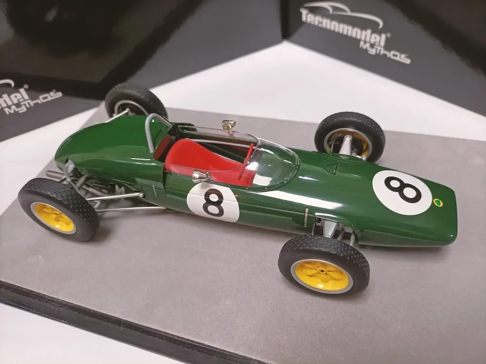 Tecnomodel 1:18 F1 Lotus 21 #8 French GP 1961 Simulation Limited Edition Resin Metal Static Car Model Gift view 4