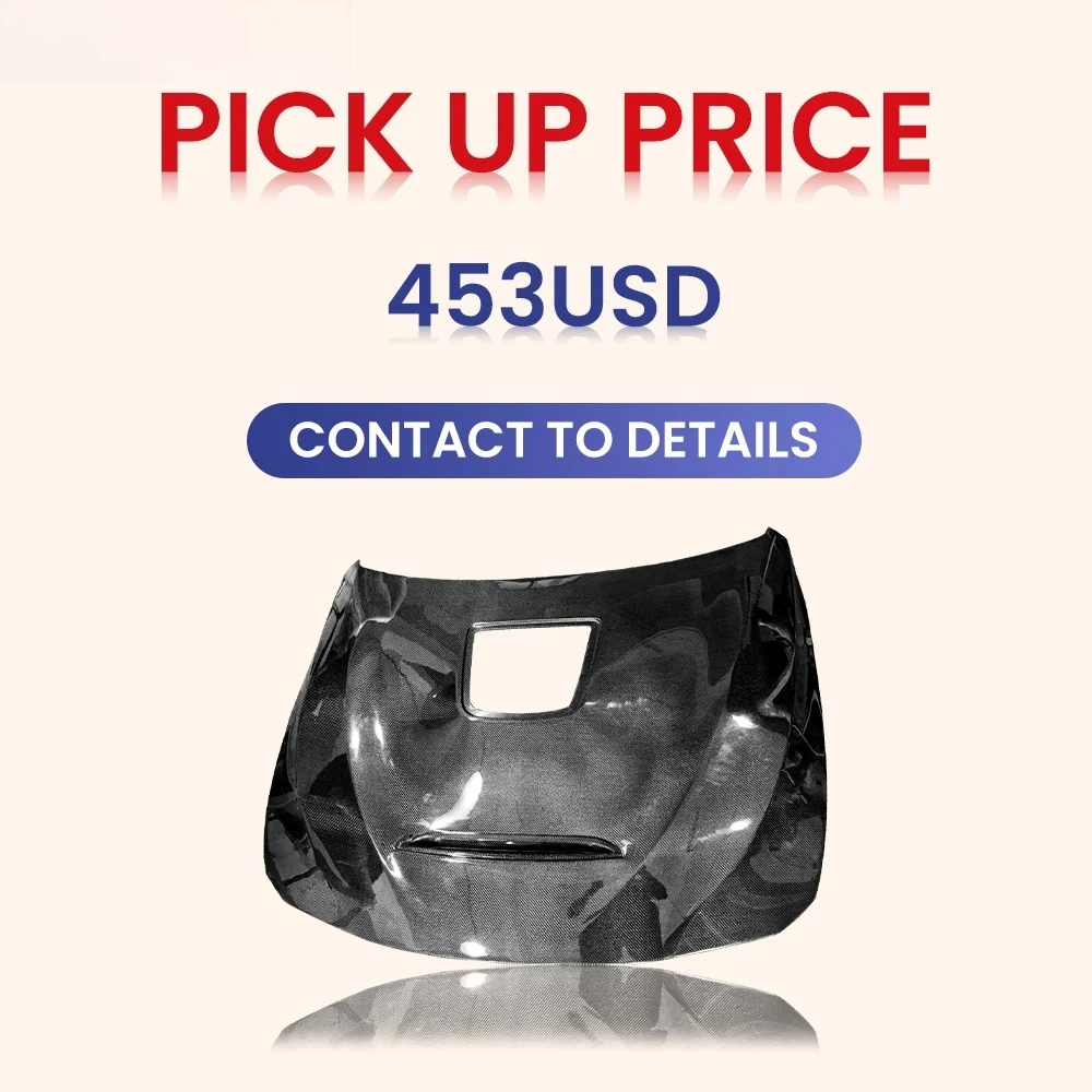 لسيارات BMW 3 Series F30 2012-19 4 أبواب سيدان كربون شفاف فتحة تهوية أمامية غطاء محرك السيارة