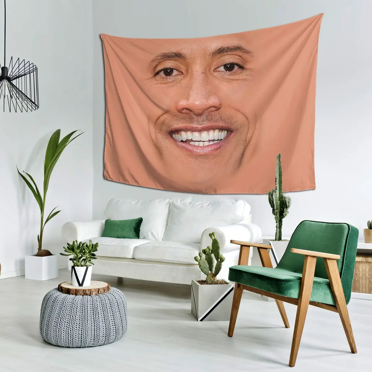 

Dwayne Tapestry Decor Art Aesthetic Tapestries for Living Room Bedroom Home Wall Cloth Wall Hanging
