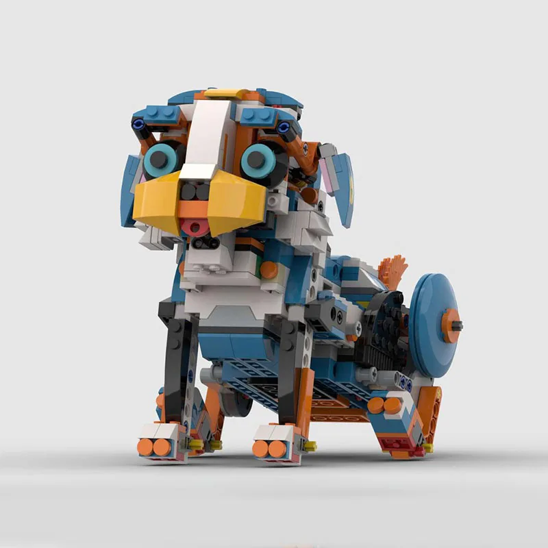 996PCS MOC Boost Puppyes หุ่นยนต์สัตว์เลี้ยงแบบโต้ตอบ DIY ชุดตัวต่อของขวัญวันเกิด