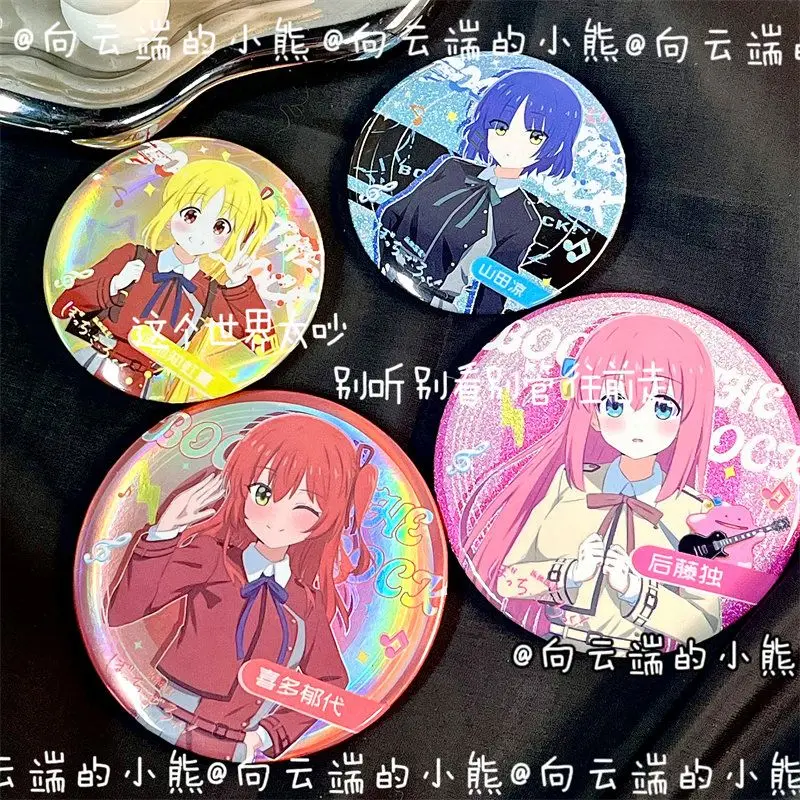 Bocchi The Rock GotohHitori Yamada Ryo Ijichi Nijika Kita Ikuyo Badge Anime Peripheral Cute Cartoon Brooch Kawaii Goods Gift