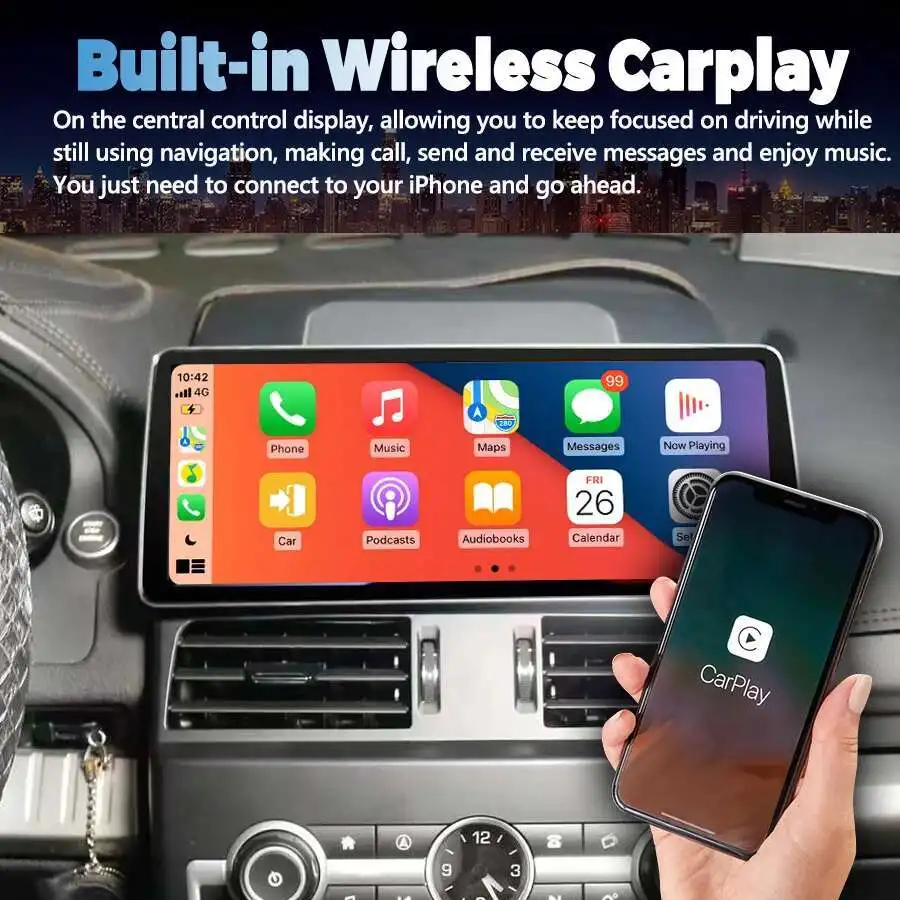 Radio con GPS para coche, reproductor Multimedia con Android 13, 8 núcleos, 12,3 GB, 256 pulgadas, DSP, estéreo, para Land Rover Discovery Sport 2, 2007-2015