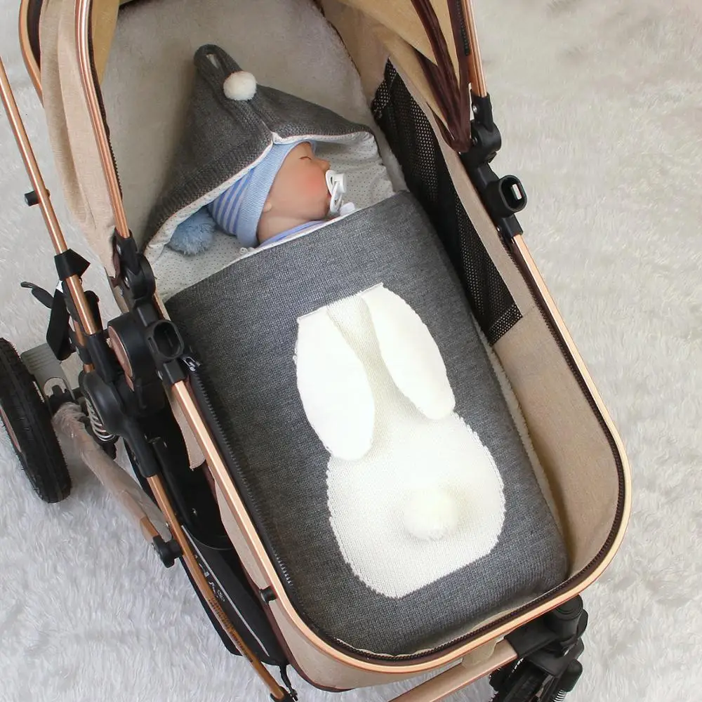 Baby Stroller Sleeping Bag Newborn Thicken Stroller Sleep Sacks Winter Warm Envelopes For Infant Windproof Envelopes Sleep Sack