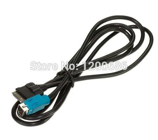 Aux Adapter Audio Cable For ALPINE KCE-422I Radio 2009 For Apple iPhone 4 4S iPod