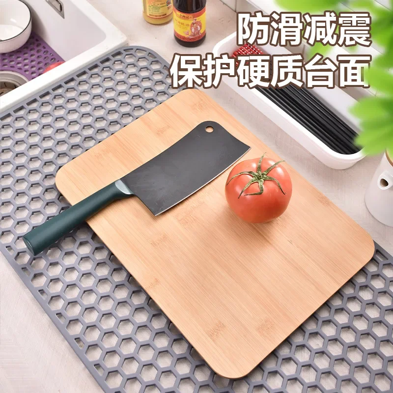 

Sink Protectors,Mat for Bottom of Kitchen Sink,Silicone Sink Mat,Non-slip,Heat Resistant Dishes drying Mats,Kitchen Accessory,