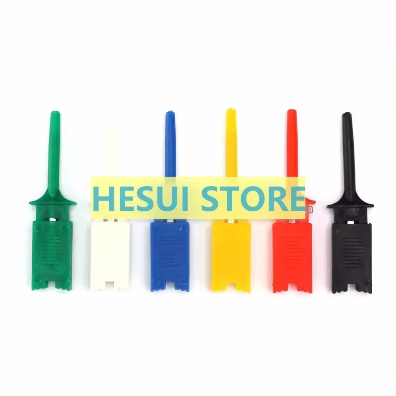 10 PCS White Black Red Yellow Green Blue logic analyzer clip Test clip Test hook