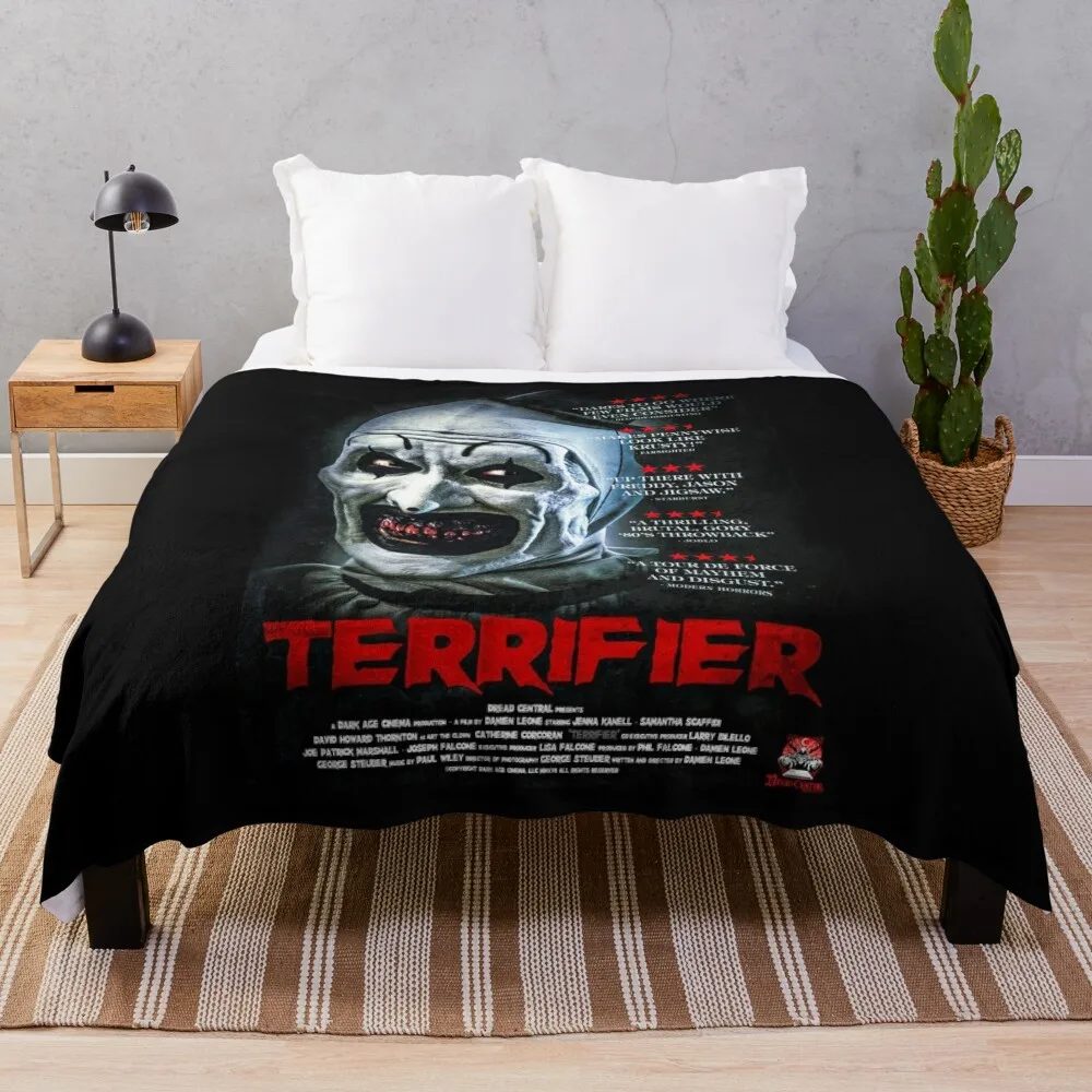 TERRIFIER Throw Blanket Sofa Throw heavy to sleep Plaid on the sofa Blankets For Bed Blankets