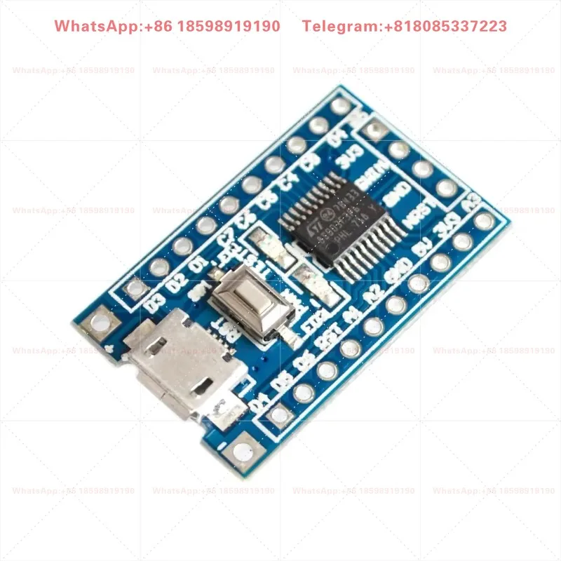 10PCS STM8 Core Minimum System Board STM8S103F3P6 STM8S003F3P6 MCU Development Learning Circuit Board Electronic Spare Parts