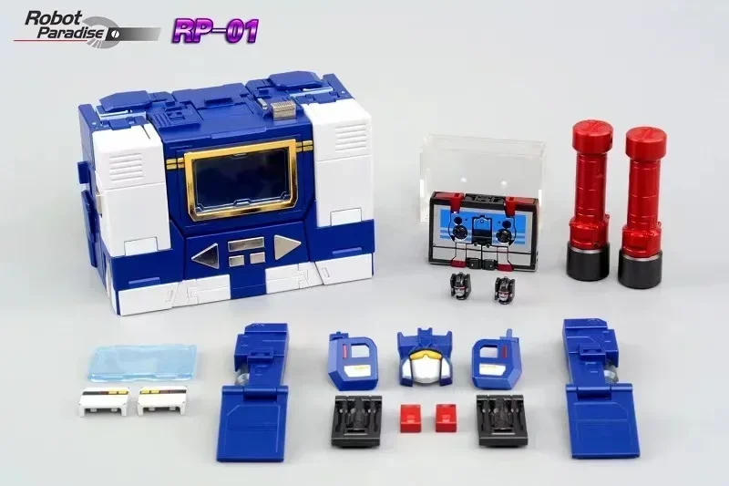 En Stock, juguetes para seguidores de transformación, FT-02 RP01 Soundwave RP-01B FT-02B, cinta Frenzy Laser Bird RP-01 FT02 RP01B, figura de acción