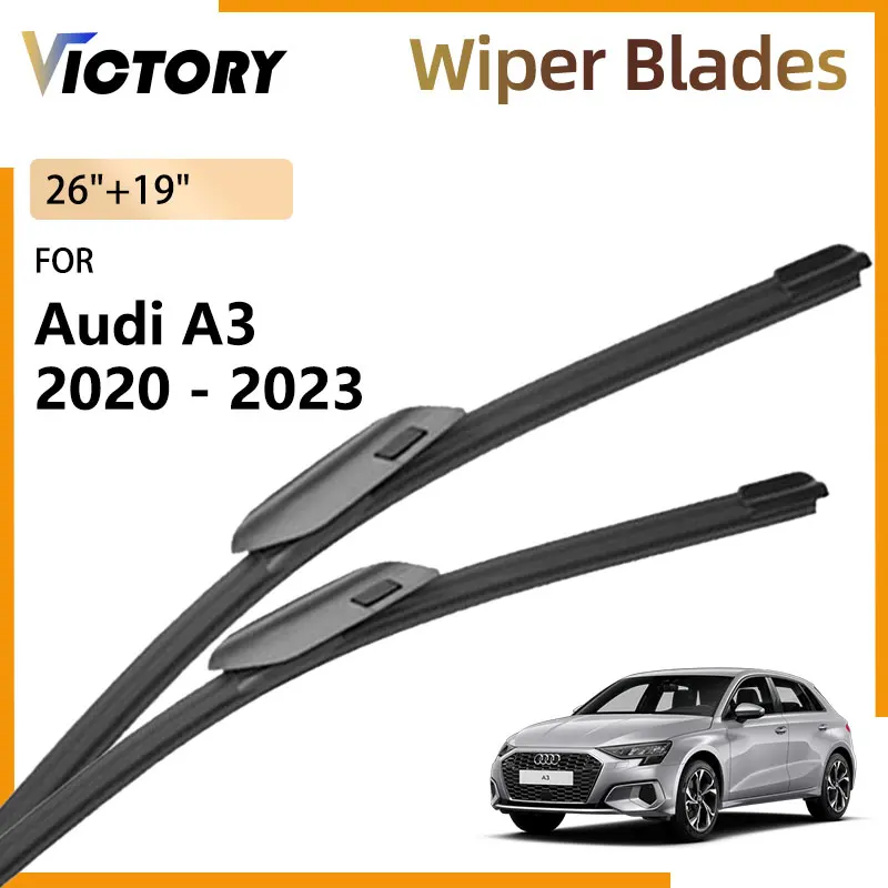 

For Audi A3 Sportback S3 RS3 SLine 8Y 2020 - 2023 2022 2021 Accessories Front Wiper Blades Windshield Windscreen Window Brushes