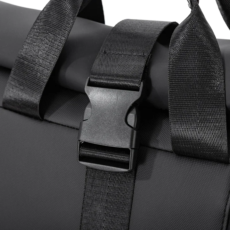 Unisex Modischer Minimalistischer Großraum-Wasserdichter Rucksack Tragbare College-Schultasche Trendiger Designer-Rucksack für Männer – Detail 25