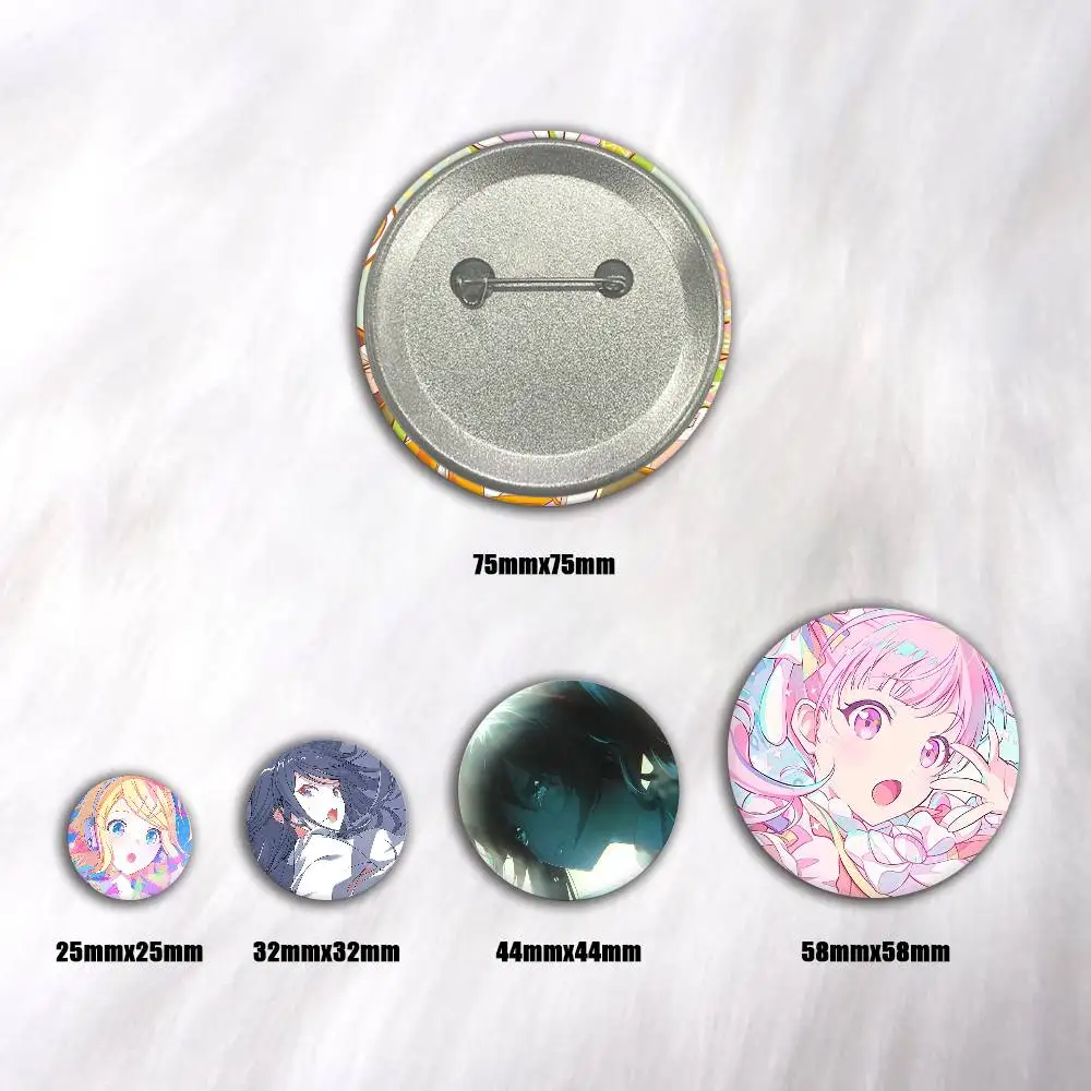 A-Anime PJSK Birthday Anime Round Badges, Brooches, Clothing Accessories, Birthday Gifts, Anime Conventions