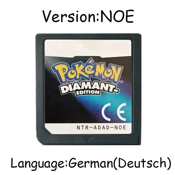 Pokemon Series DS Game Cartridge Video Game Console Card HeartGold SoulSilver Diamond Platinum Pearl Meertalig voor NDS 3DS