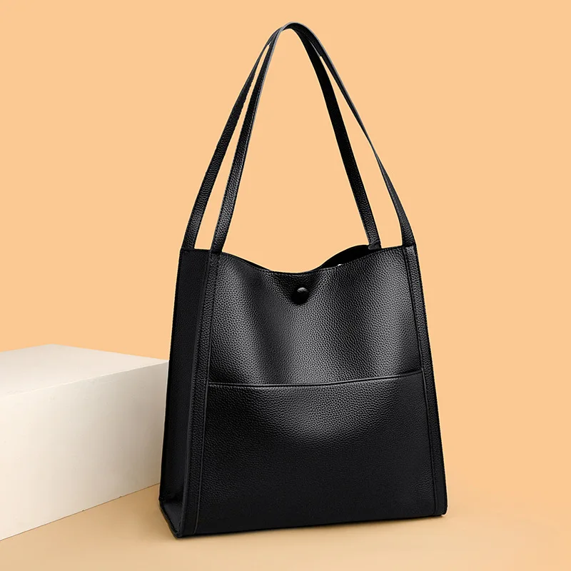 

Women Tote Bags Summer Latest Brands Large Capacity Shoulder Bag Soft PU Leather Lightweight Shopper Totes Sac