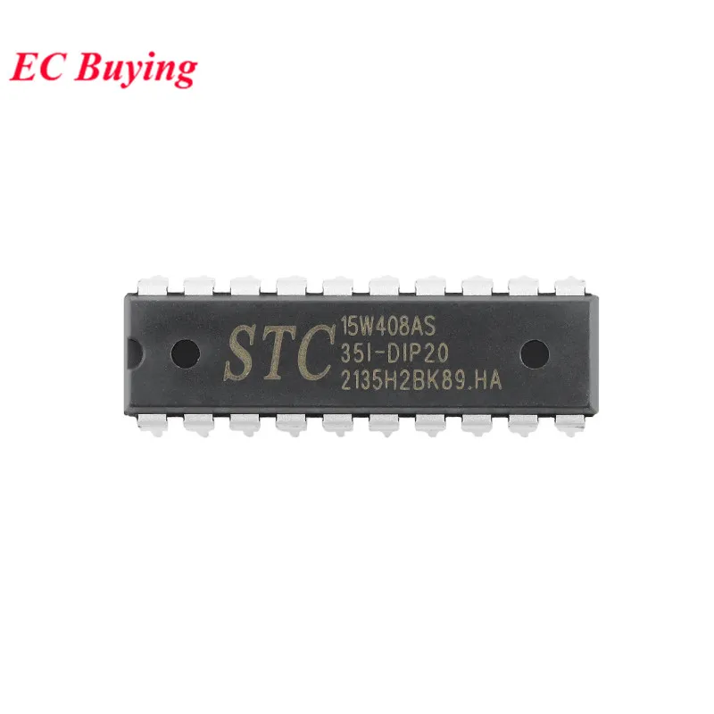 STC15W408AS STC15W408AS-35I DIP20G STC 15W408AS DIP-20 1T 8051 Microcontroller MCU IC Controller Chip New Original