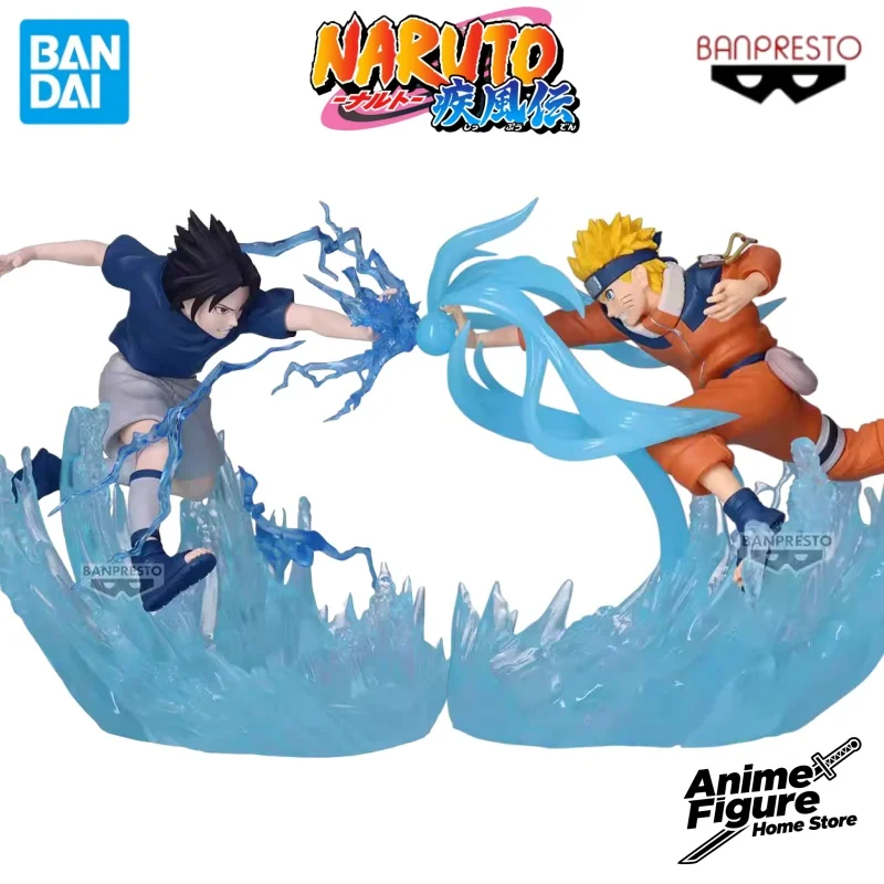 

100% оригинал в наличии Bandai Naruto Uchiha Sasuke Uzumaki Naruto аниме персонаж игрушка модель настольные украшения коллекция подарки