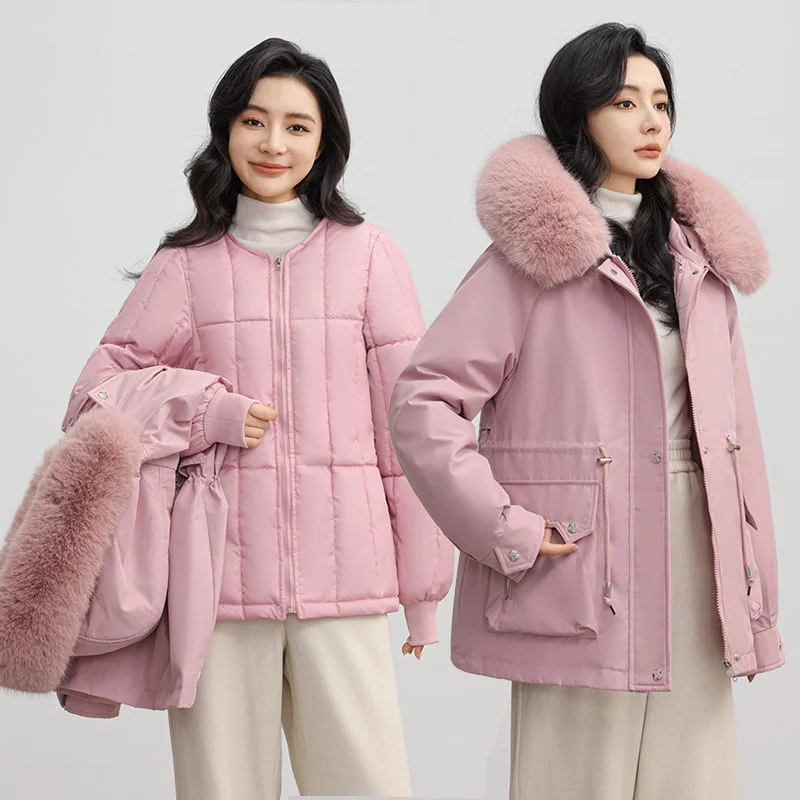 

Женская осенняя парка премиум-класса с подогревом, ветрозащитная, с флисовой подкладкой, регулируемая, минималистичная, с флисовой подкладкой, сшитая